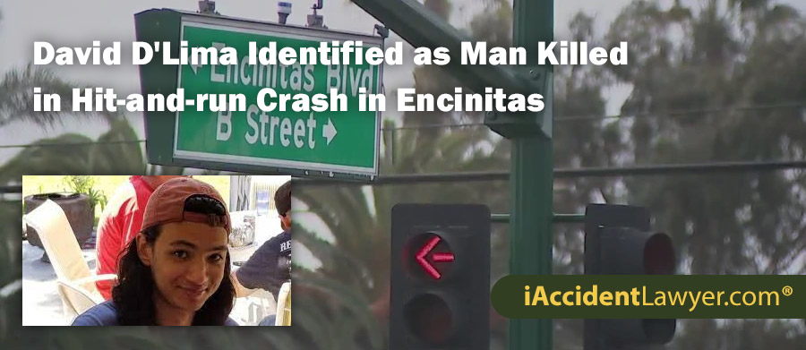 David D'Lima Identified as Man killed in Hit-and-run Crash in Encinitas