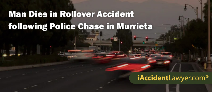 Trayvon Ford Dies in Rollover Accident following Police Chase in Murrieta, CA