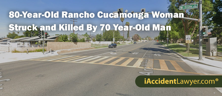 80-Year-Old Woman Struck and Killed By Car in Rancho Cucamonga