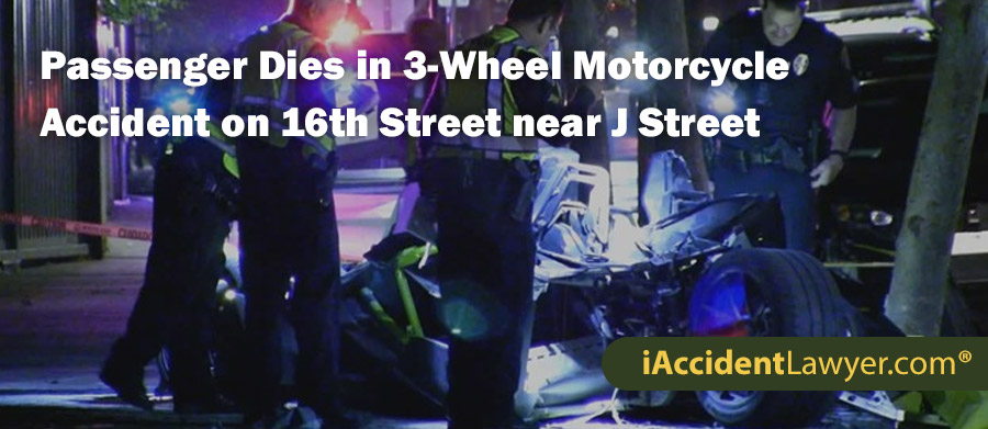 Fatal 3-Wheel Motorcycle Crash Kills Passenger in San Diego