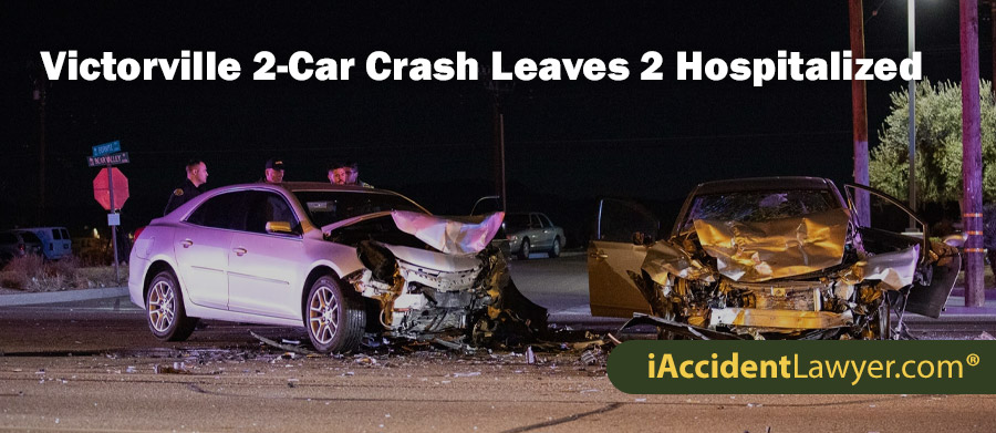 Victorville 2-Car Crash Leaves 2 Hospitalized