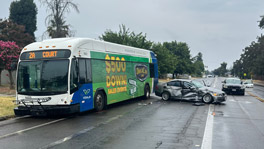 Visalia City Bus Involved In Crash, Injuring 4 People