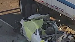 Sherman Oaks Collision on 405 Freeway Leaves 1 Dead After Car Collides With Big Rig