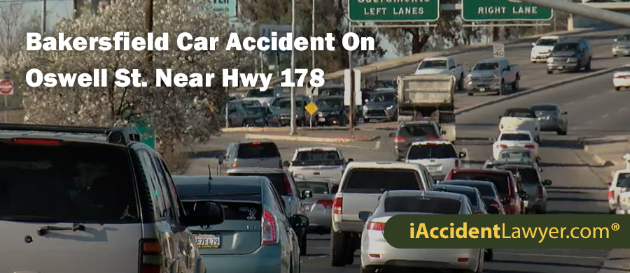 Bakersfield Car Accident On Oswell St. Near Hwy 178