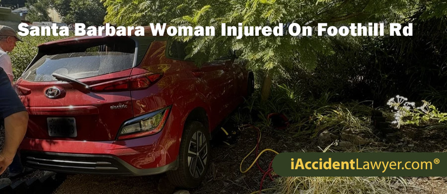 Santa Barbara Woman Injured On Foothill Road