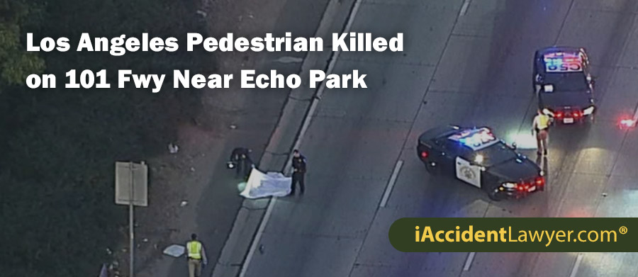 Los Angeles Pedestrian Killed on 101 Fwy Near Echo Park