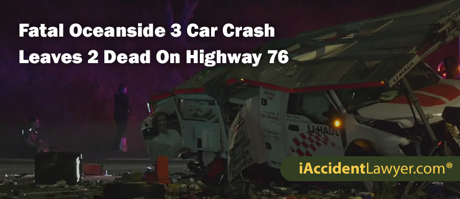 Fatal Oceanside 3 Car Crash Leaves 2 Dead On Highway 76