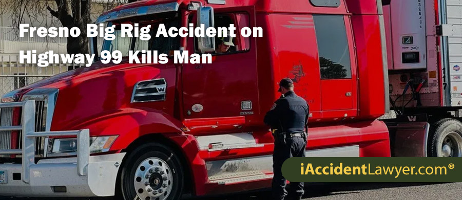 Fresno Big Rig Accident on Highway 99 Kills Man