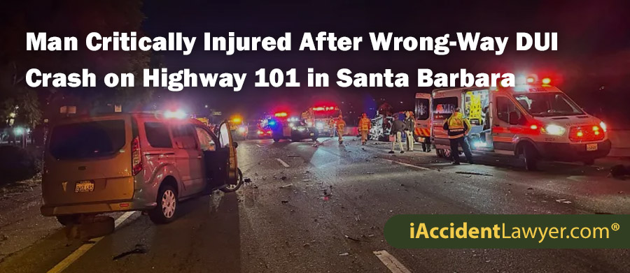 Carlos Ramirez Critically Injured After Wrong-Way DUI Crash on Highway 101 in Santa Barbara