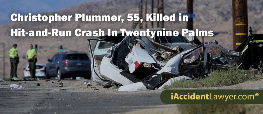 Christopher Plummer, 55, Killed in Hit-and-Run Crash In Twentynine Palms