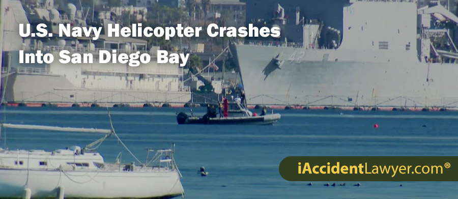 US Navy Helicopter Crashes Into San Diego Bay