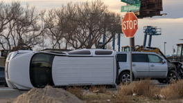 Hesperia Rollover Crash At Main and Mariposa Leaves 2 Injured