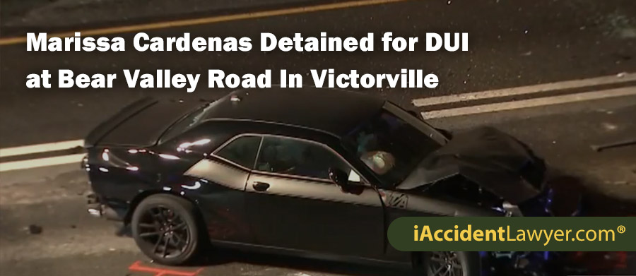 Marissa Cardenas Detained for DUI at Bear Valley Road and Pacoima Road In Victorville