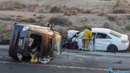 Victorville Multi-Car Accident On Highway 395 Leaves Man With Critical Injuries