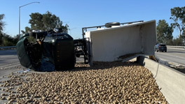 Bakersfield Big Rig Crash Leaves 1 Injured on Hwy 99