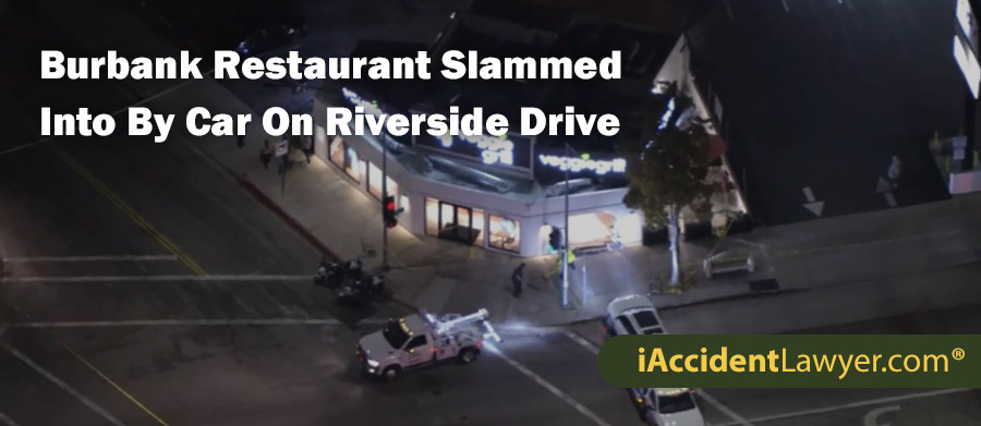 Burbank Restaurant Slammed Into By Car On Riverside Drive