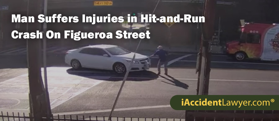 Los Angeles Man Suffers Injuries in Hit-and-Run Crash On Figueroa Street