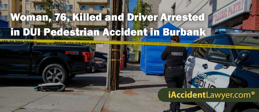 Anahid Sarkissian, 76, Killed and Driver Arrested in DUI Pedestrian Accident in Burbank