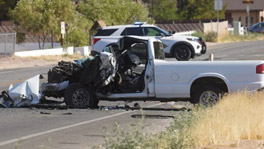 Apple Valley 2-Car Crash on Kiowa Road Leaves Man Critically Injured