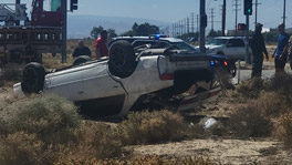 Lancaster 2-Car Accident Involving LA County Sheriff On 30th Street