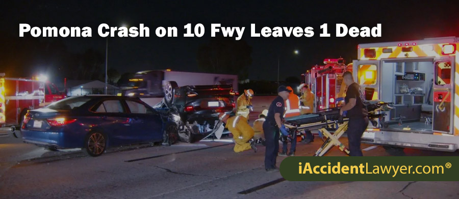 Pomona Crash on 10 Fwy Leaves 1 Dead