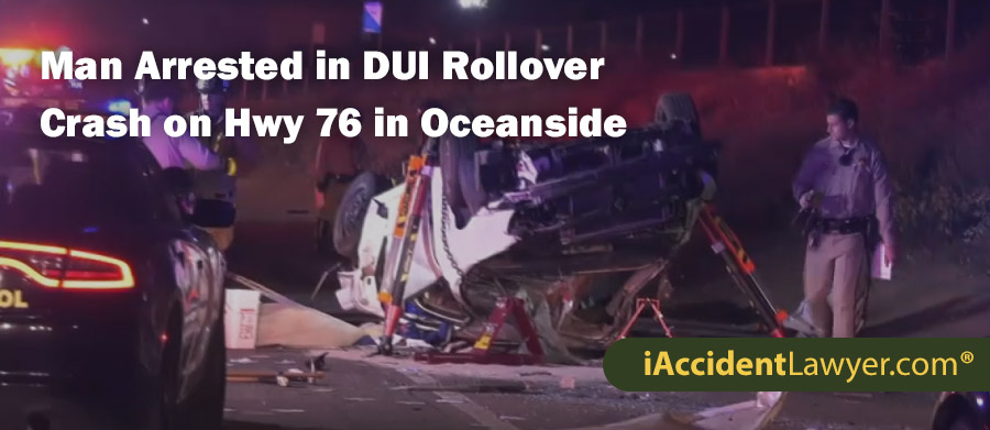 Dejhaun Jones Arrested in DUI Rollover Crash on Hwy 76 in Oceanside