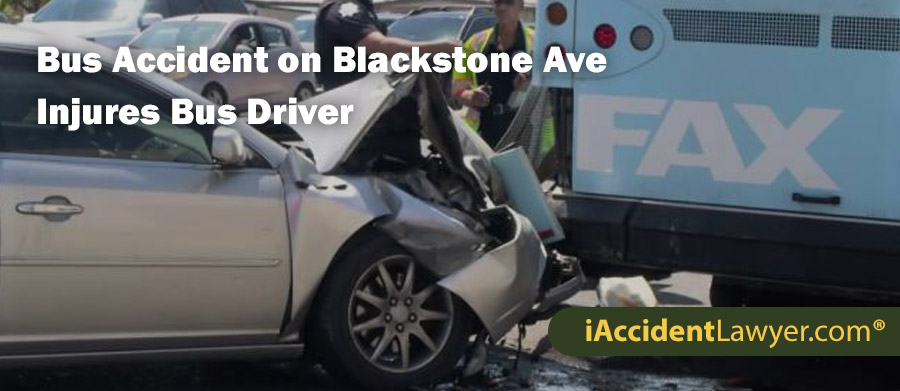 Fresno Bus Accident on Blackstone Avenue Injures Bus Driver