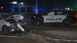 Oceanside Officer and Driver Injured in 2-Car Collision