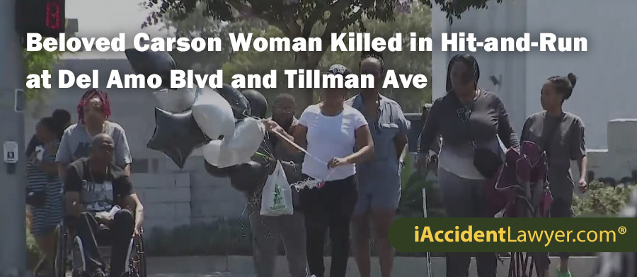 Beloved Carson Woman Killed in Hit-and-Run at Del Amo Boulevard and Tillman Avenue