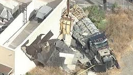 Santa Clarita Multi-Car Accident Sends Work Truck into Building on Sierra Highway