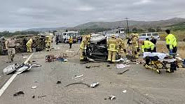 Santa Barbara 2-Car Crash on Highway 1 Injures 4