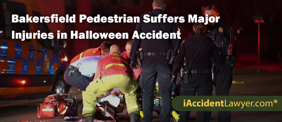 Bakersfield Pedestrian Suffers Major Injuries in Halloween Accident On Olive Drive