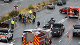 Eastvale Multi-Car Crash on 15 Freeway Leaves Driver Injured