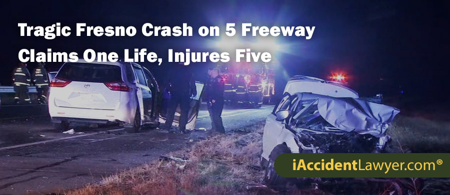 Tragic Fresno Crash on 5 Freeway Claims One Life, Injures Five