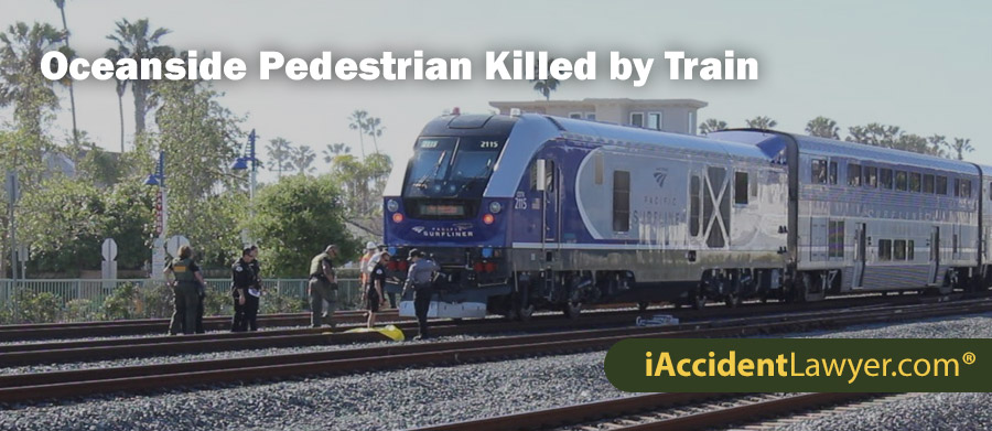 Oceanside Pedestrian Killed by Train