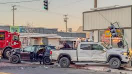 Victorville Woman Hospitalized Following 2-Vehicle Collision at B Street