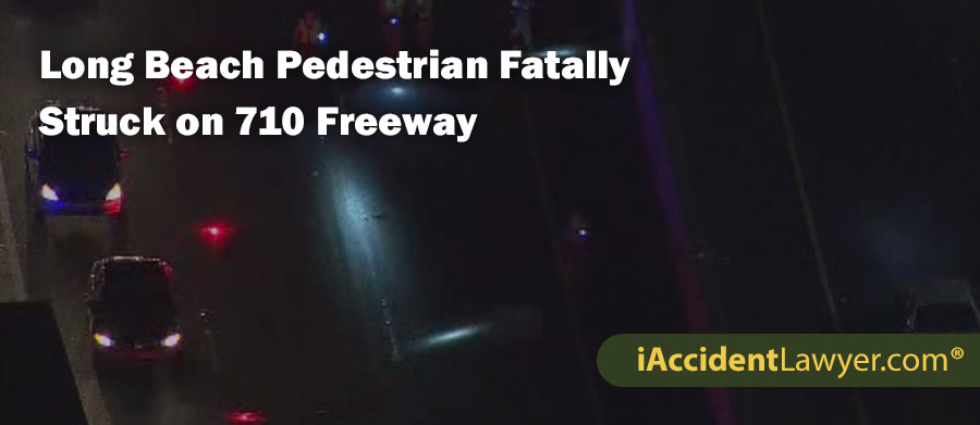 Long Beach Pedestrian Fatally Struck on 710 Freeway