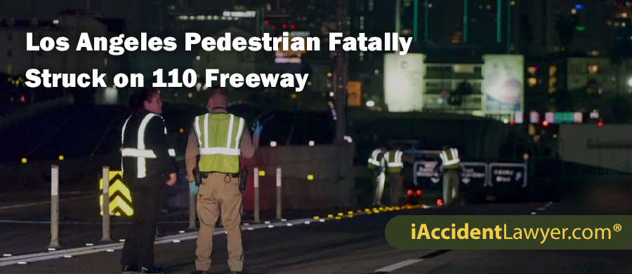 Los Angeles Pedestrian Fatally Struck on 110 Freeway