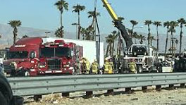 Thousand Palms Multi-Vehicle Crash on I-10 Leaves Two Killed