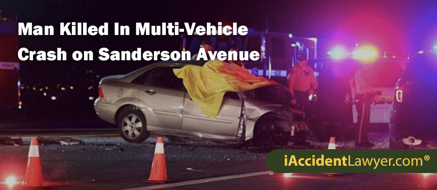 Travis Maze Killed In Multi-Vehicle Crash on Sanderson Avenue