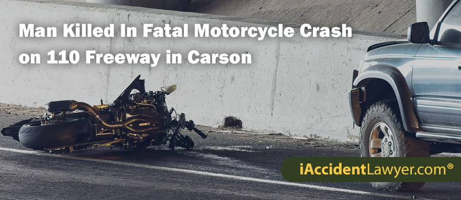 Julio Rivas Rivera Killed In Fatal Motorcycle Crash on 110 Freeway in Carson