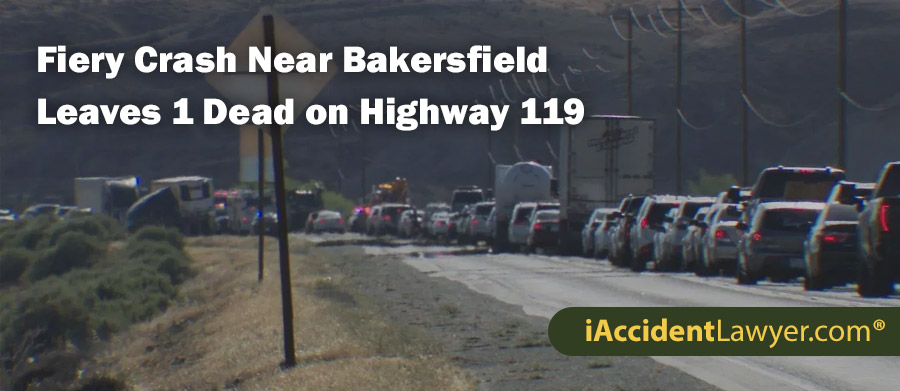 Fiery Crash Near Bakersfield Leaves 1 Dead on Highway 119