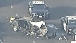 Long Beach 3 Vehicle Crash Causes Traffic Disruption on 91 Freeway