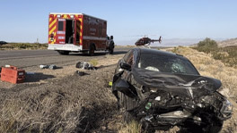 Baker 2 Vehicle Crash Leaves 9 Hospitalized On 15 Freeway
