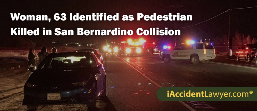 Heather McCutchan, 63 Identified as Pedestrian Killed in San Bernardino Collision