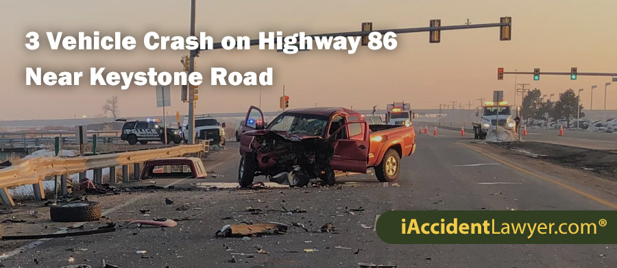 Imperial County 3 Vehicle Crash on SR 86 Near Keystone Road, Woman Injured