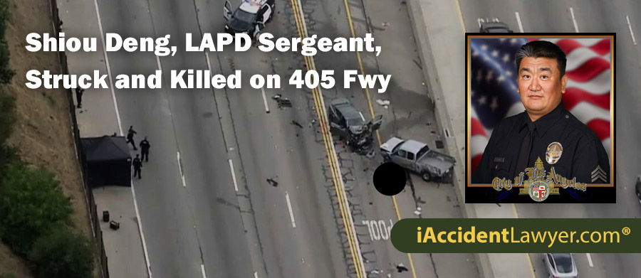 Shiou Deng, LAPD Sergeant, Struck and Killed Assisting Crash Victim on 405 Freeway