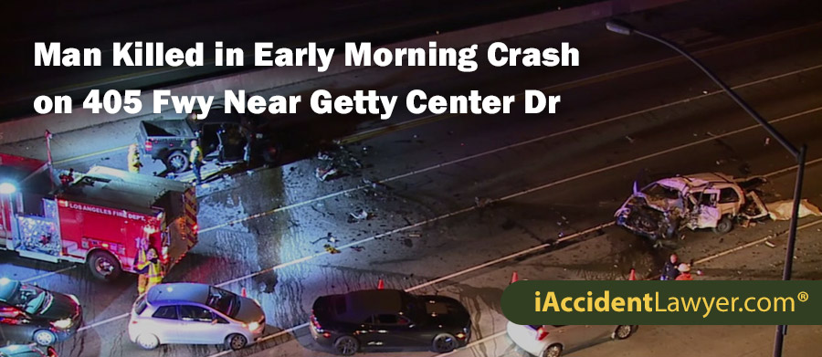 Sidney Mosby Killed in Early Morning Crash on 405 Freeway Near Getty Center Drive