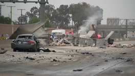 22 Freeway Six-Vehicle Crash Shuts Down Eastbound Lanes in Garden Grove