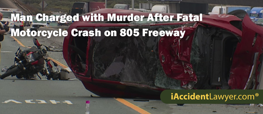 Chula Vista Man Charged with Murder After Fatal Motorcycle Crash on I-805